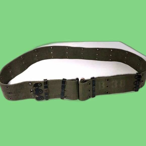 US 𝅺MILITARY Green  Belt Only Size L? Adjustable 46" as shown - Picture 2 of 8